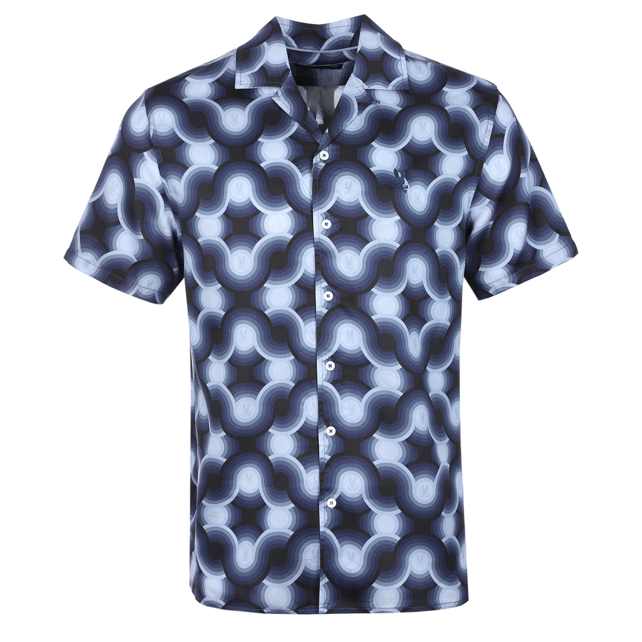 Psycho Bunny Paros SS Shirt in Navy Serenity Blue