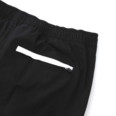 Psycho Bunny Samos Swim Short in Black Seat Pocket