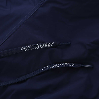 Psycho Bunny Samos Swim Short in Evening Blue Drawstring