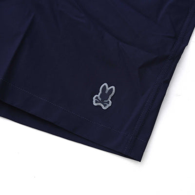 Psycho Bunny Samos Swim Short in Evening Blue Logo