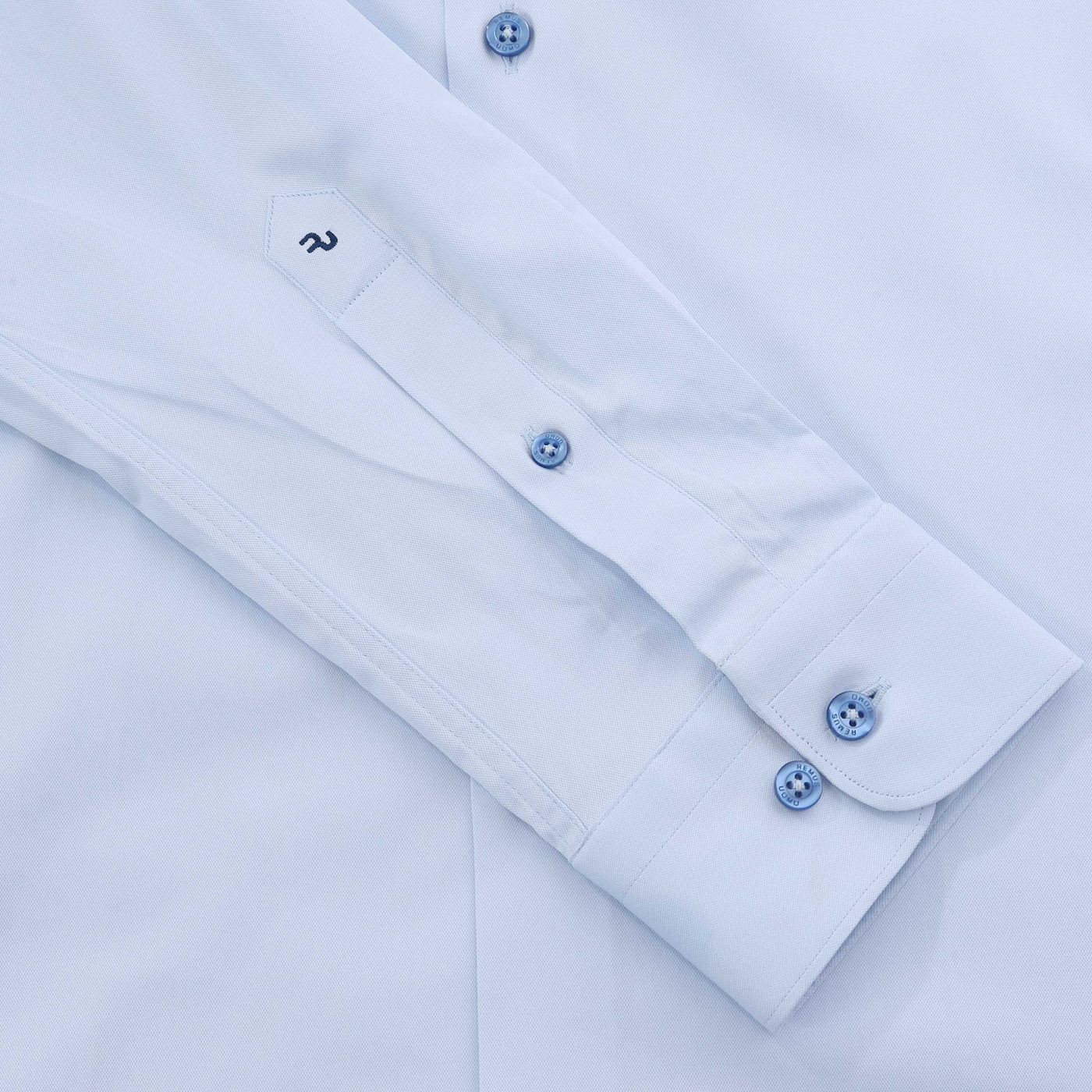 Remus Uomo Kirk Jersey Shirt in Sky Blue Cuff