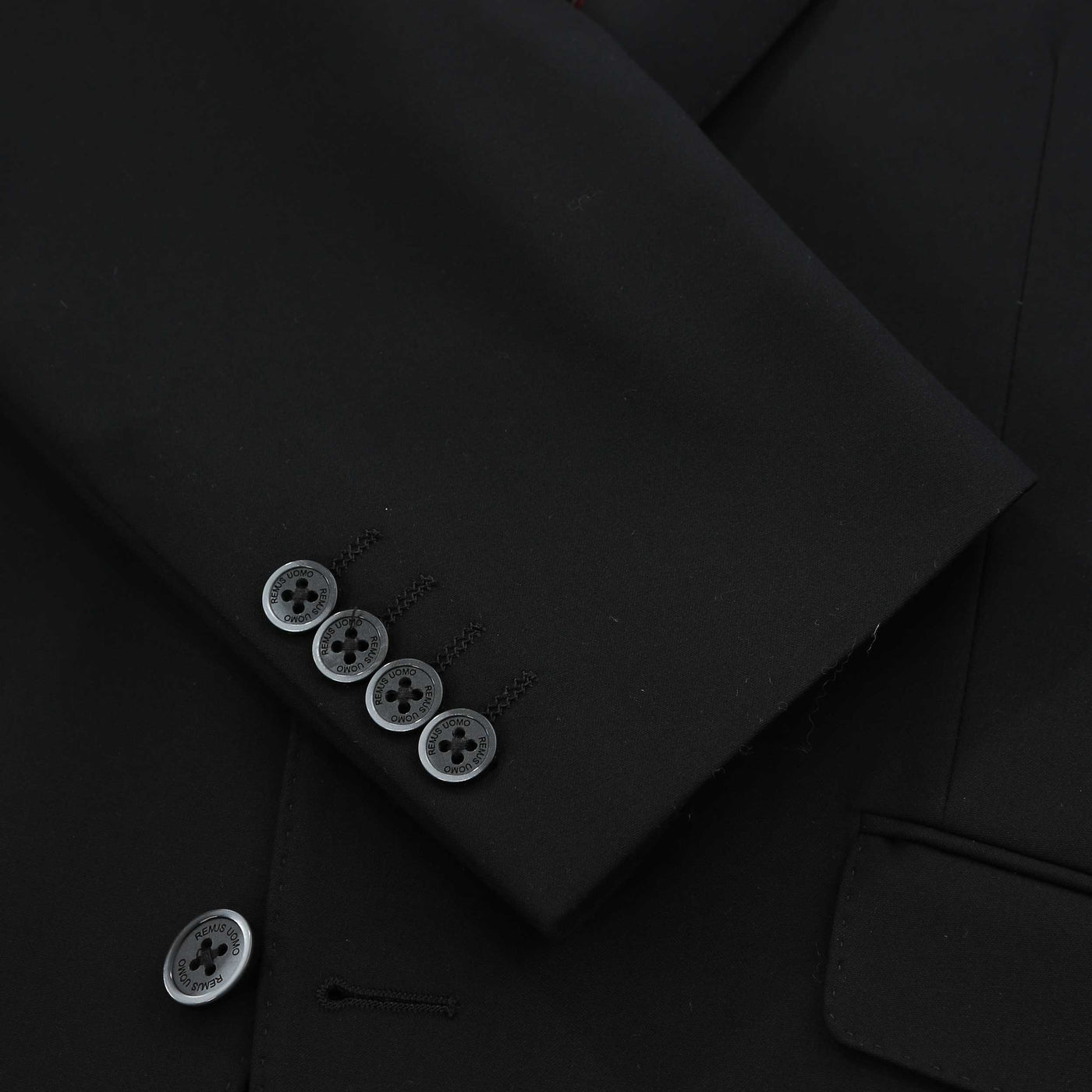 Remus Uomo Palucci Suit in Black Cuff