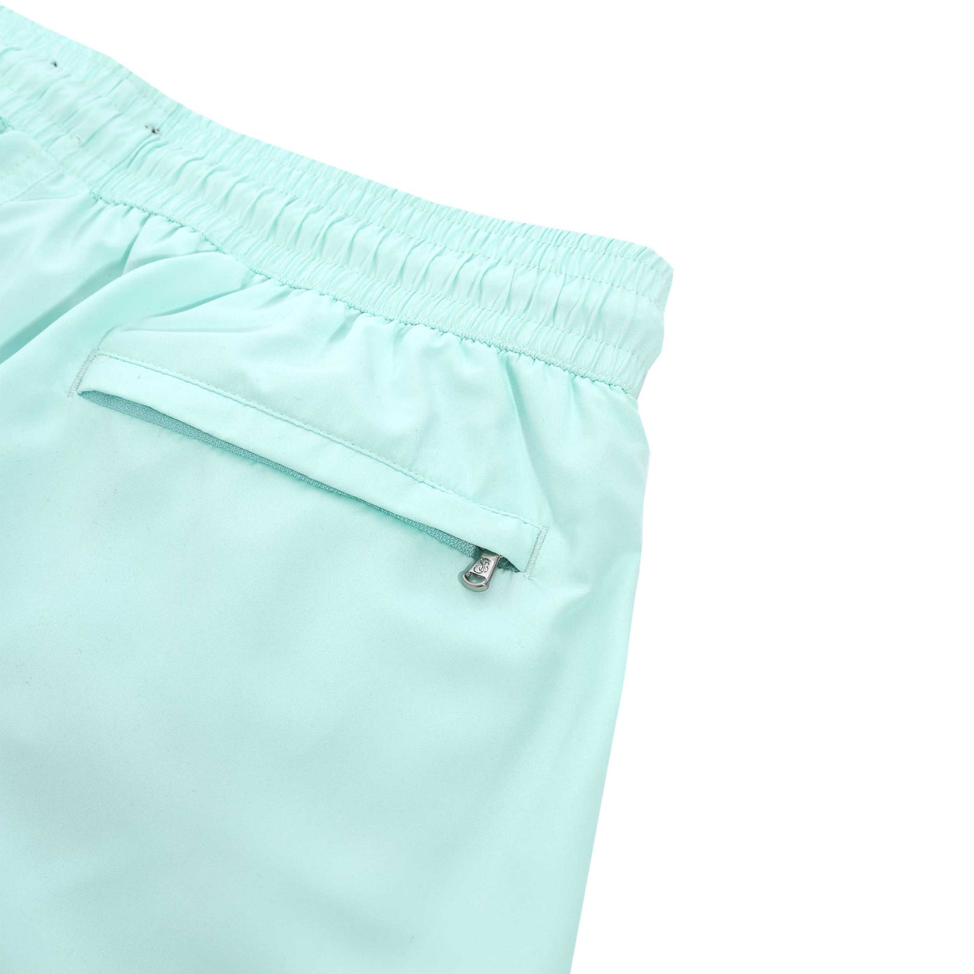 Sandbanks Badge Logo Swim Shorts in MintSeat Pocket