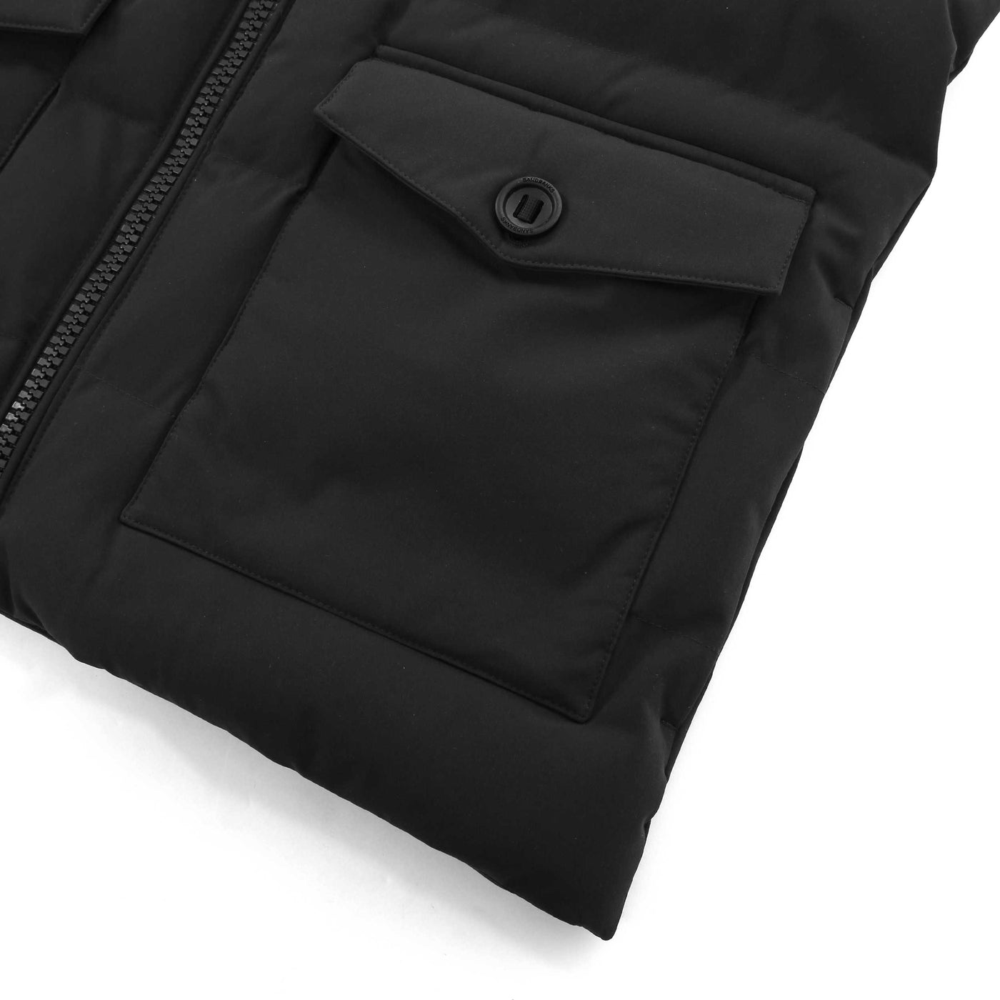 Sandbanks Explorer Gilet in Black Utility Pocket