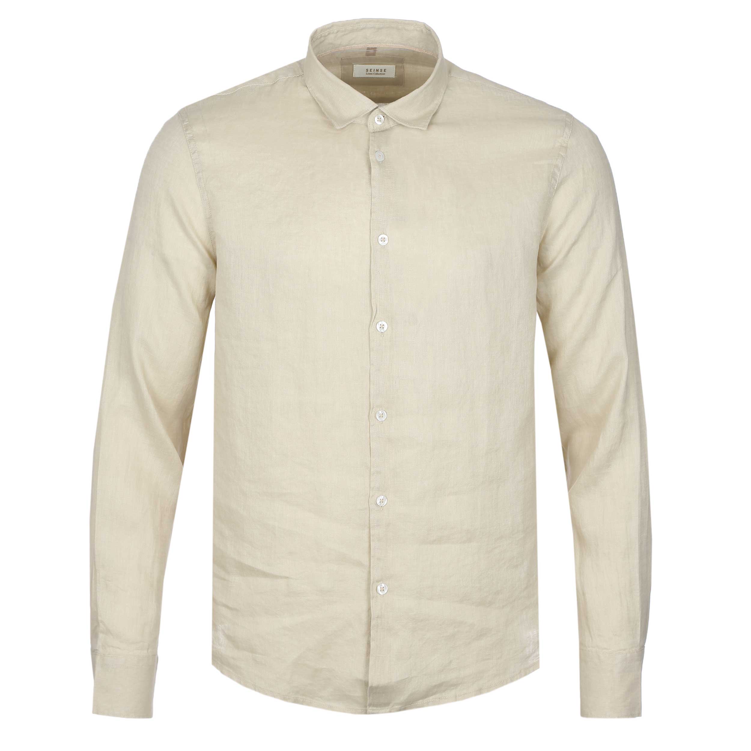 Seinse Basic Linen Shirt in Beige