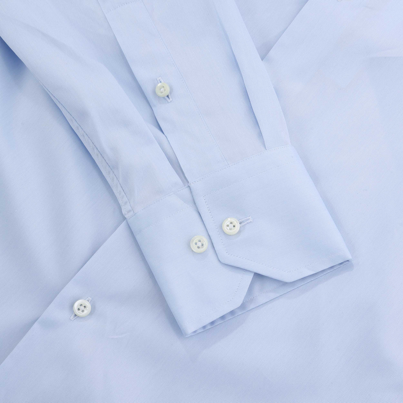 Stenstroms Slimline Shirt in Sky Blue Cuff