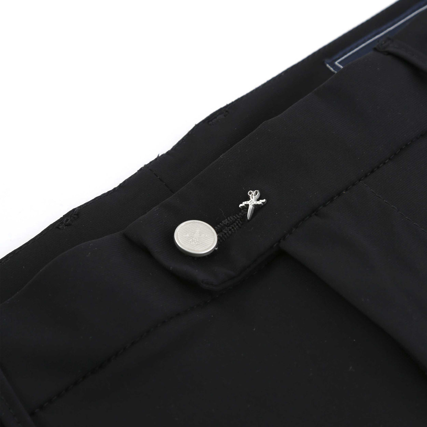 Tramarossa Luis Tech Trouser in Black Button