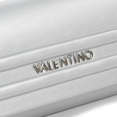 Valentino Bags Sofie Ladies Evening Bag in Silver Logo