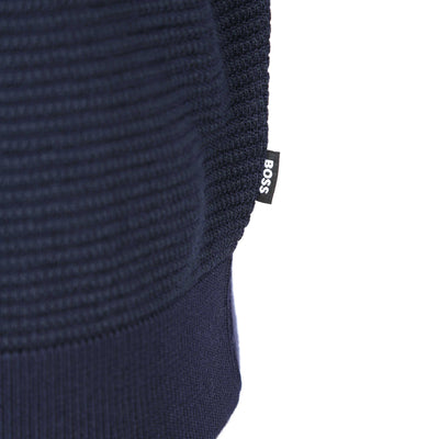 BOSS Ladriano Knitwear in Navy