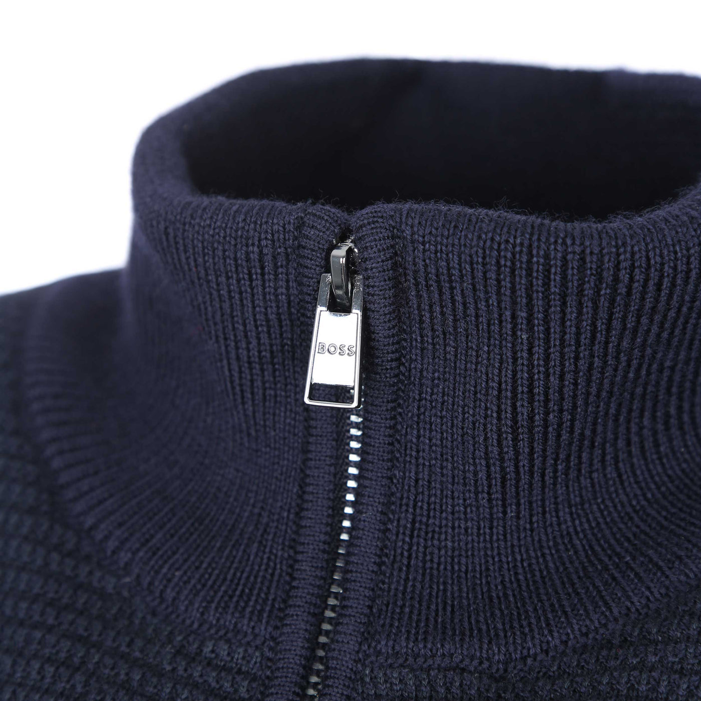 BOSS Ladriano Knitwear in Navy