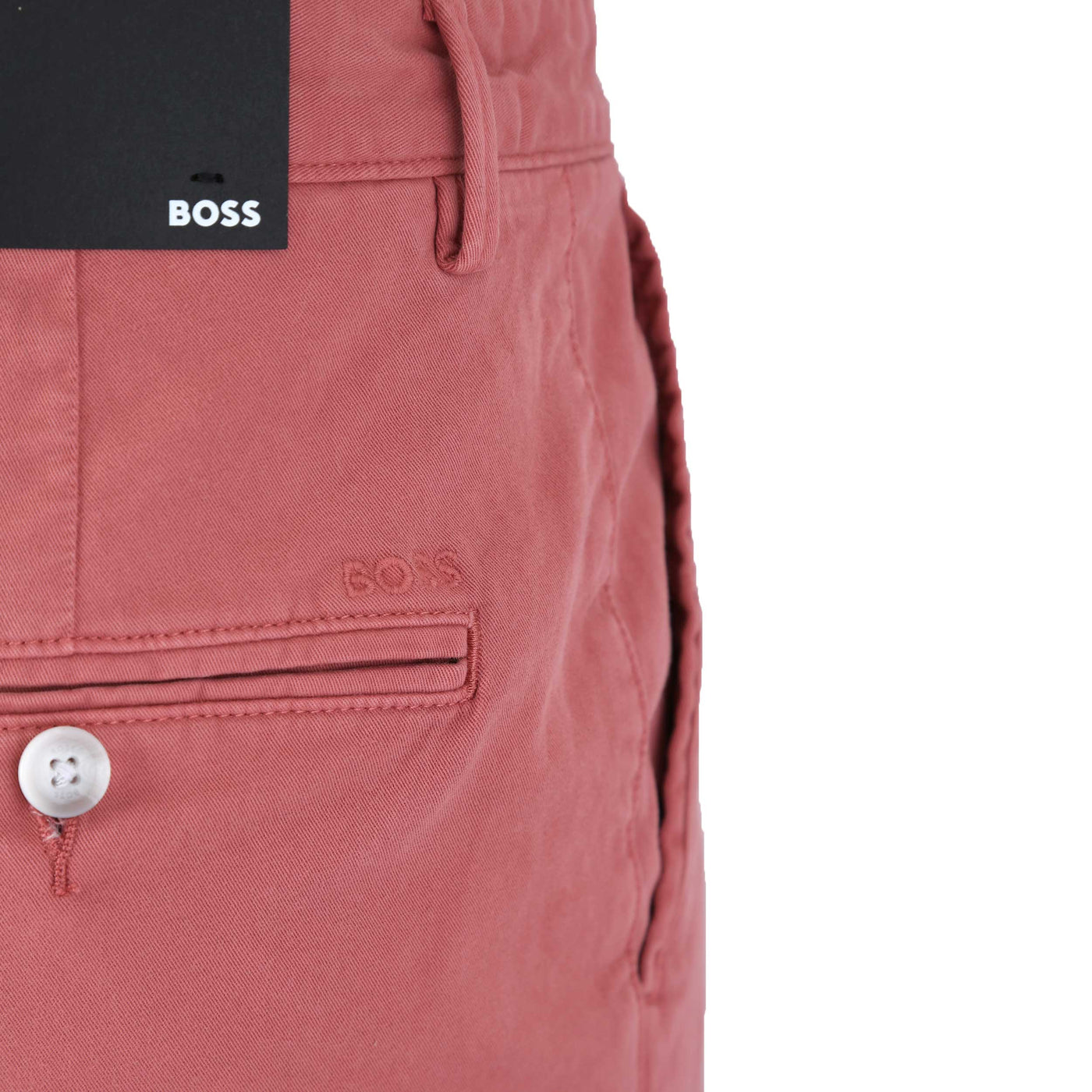 BOSS Slice Short Short in Dark Pink Pocket