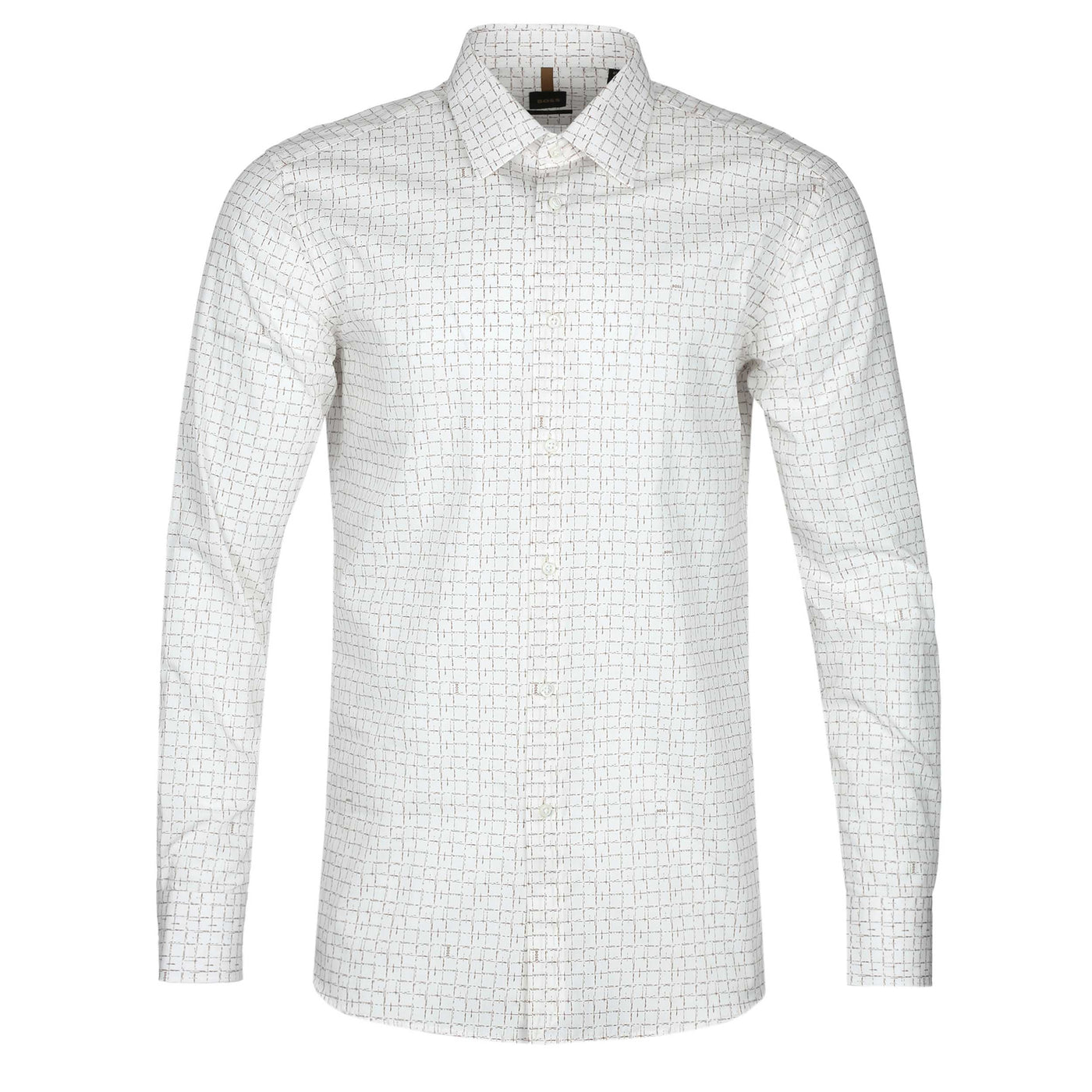 BOSS T Hay kent 214 Shirt in Medium Beige