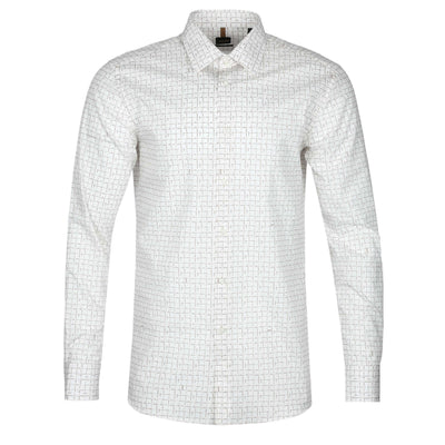 BOSS T Hay kent 214 Shirt in Medium Beige