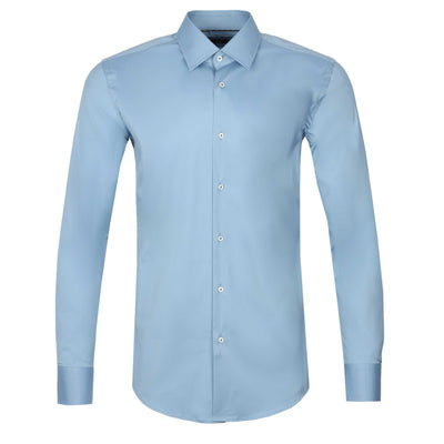 BOSS P Hank Kent C1 222 Shirt in Pastel Blue