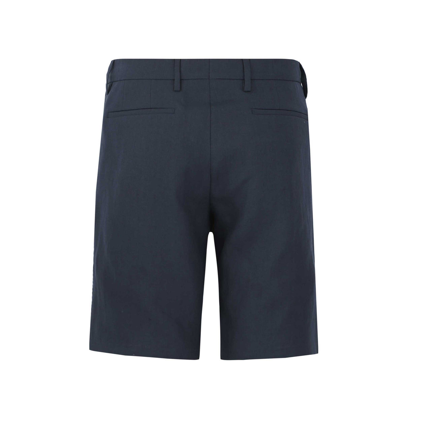 Paul Smith Linen Short in Navy Back