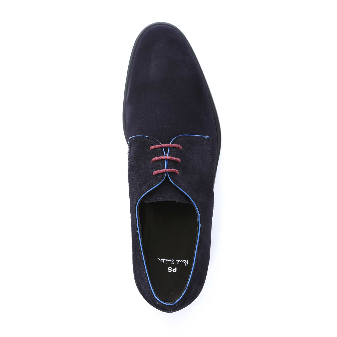 Paul Smith Bayard Suede Shoe in Navy Birdseye