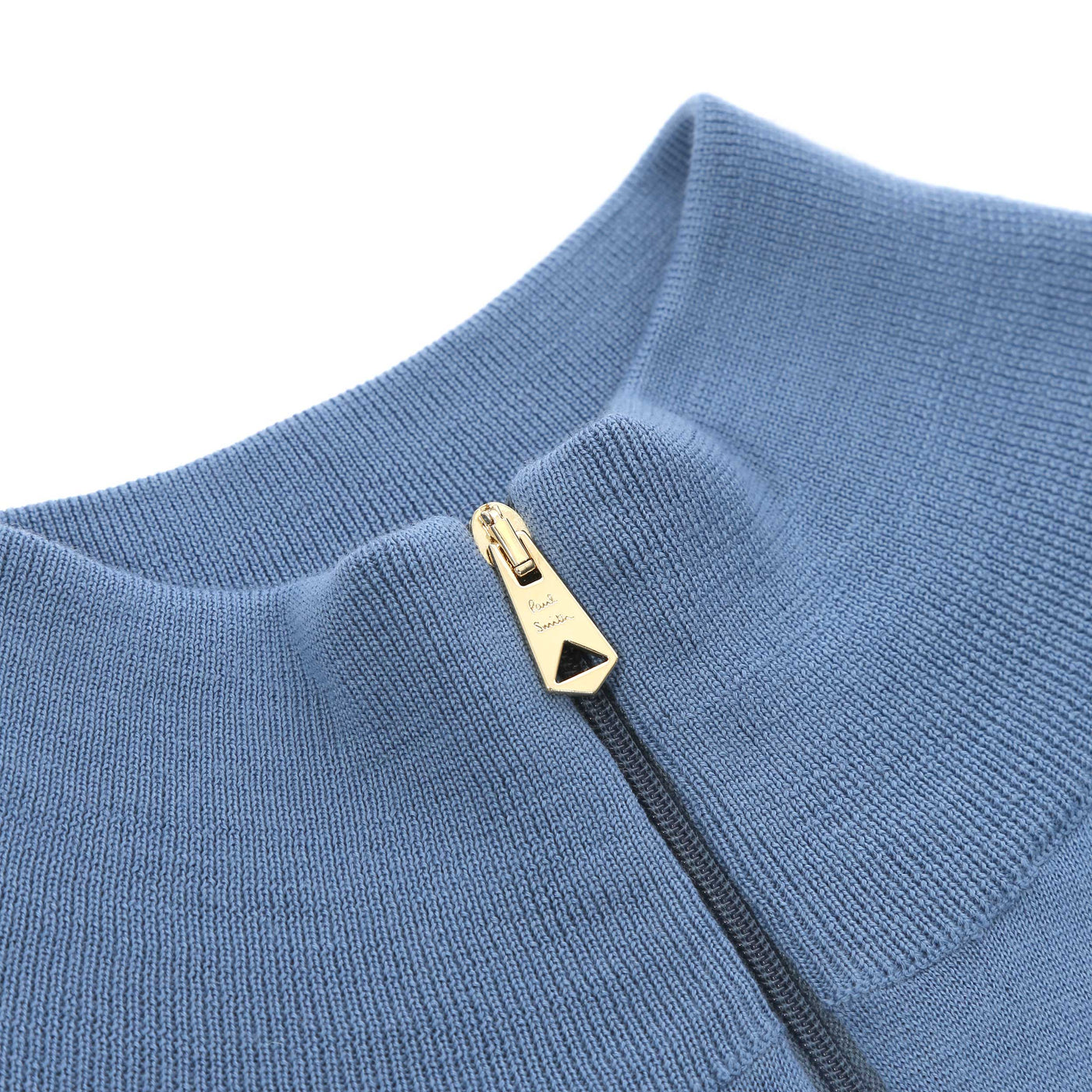 Paul Smith Half Zip Knitwear in Airforce Blue Zip