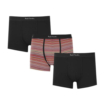 Paul Smith Trunk 3 Pack Underwear in Black