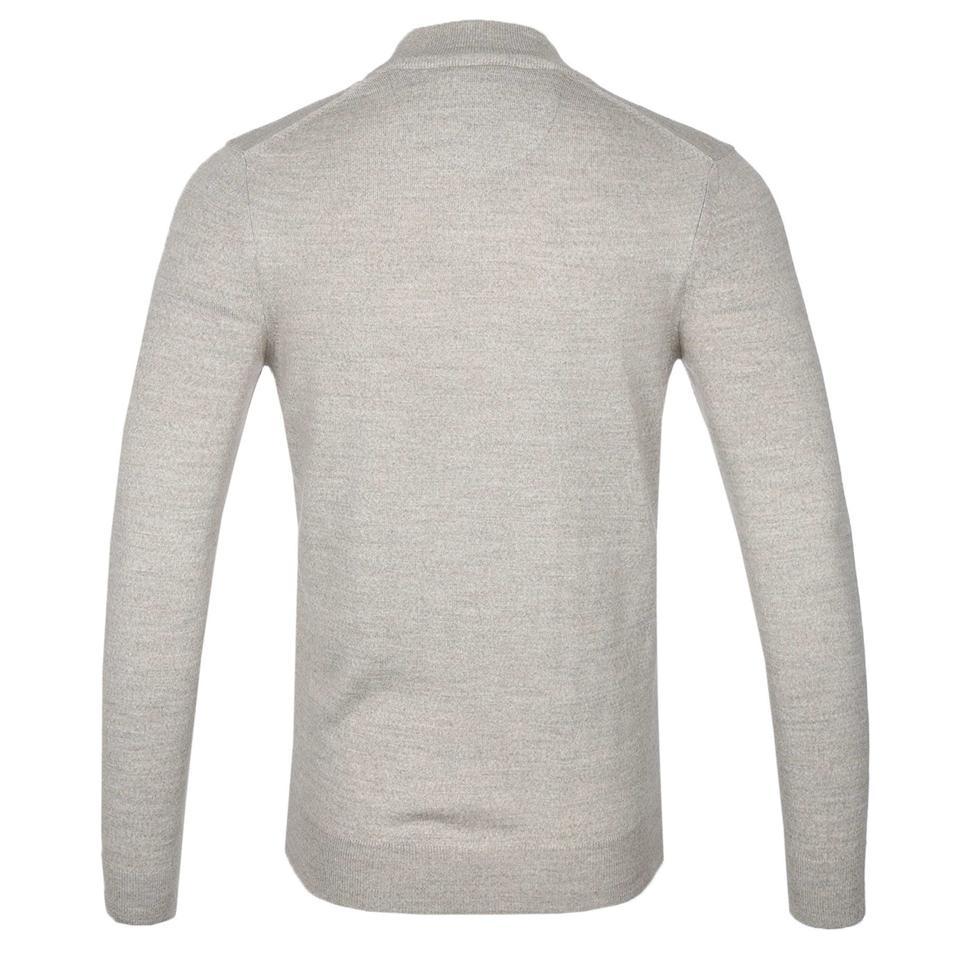 Remus Uomo 1/4 Zip Knitwear in Sand Back