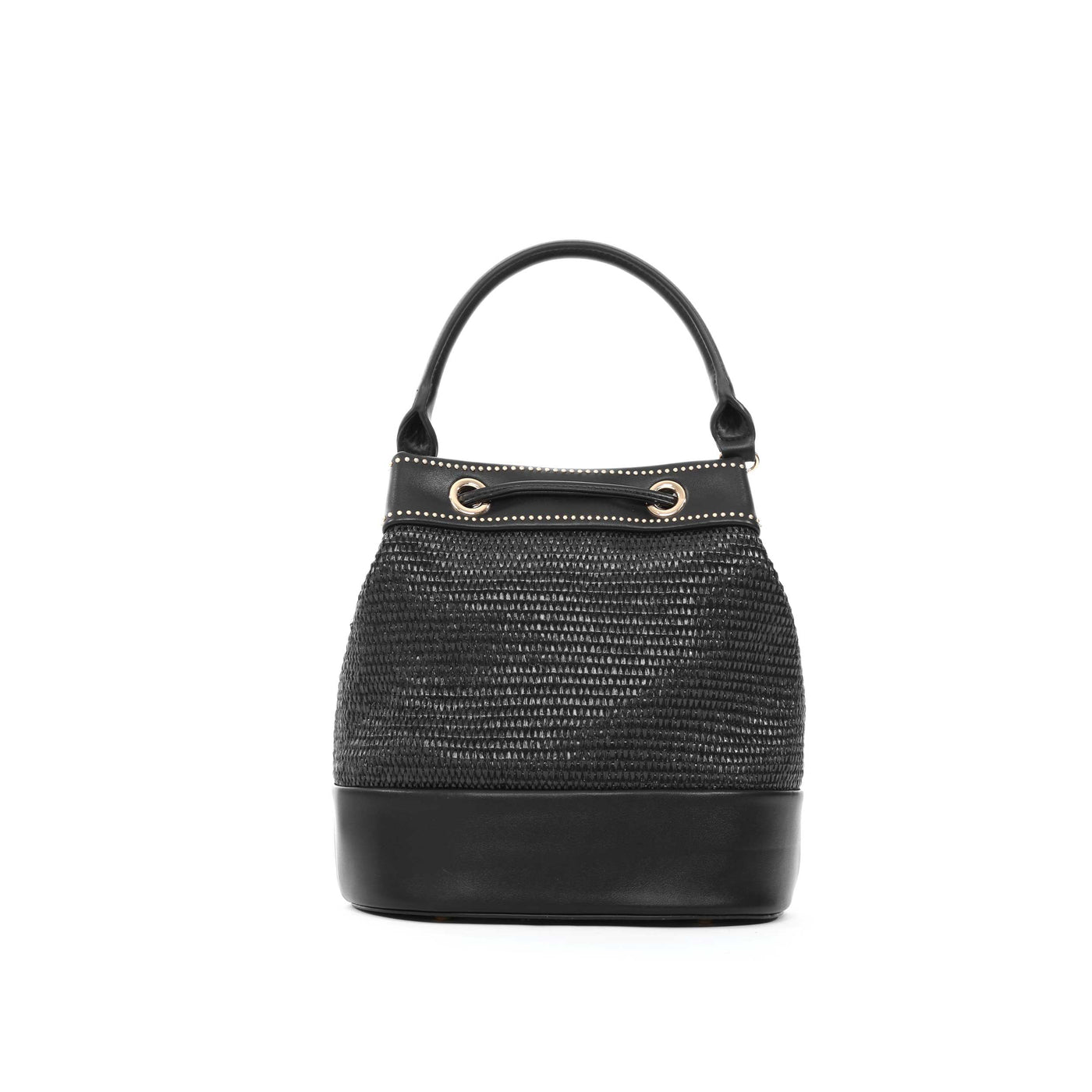 Valentino Bags Float Ladies Bucket Bag in Black Back