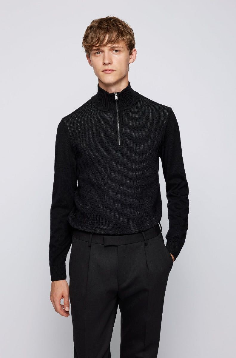 BOSS Madan Knitwear in Black