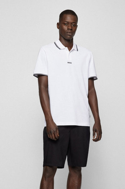 BOSS Pchup Polo Shirt in White